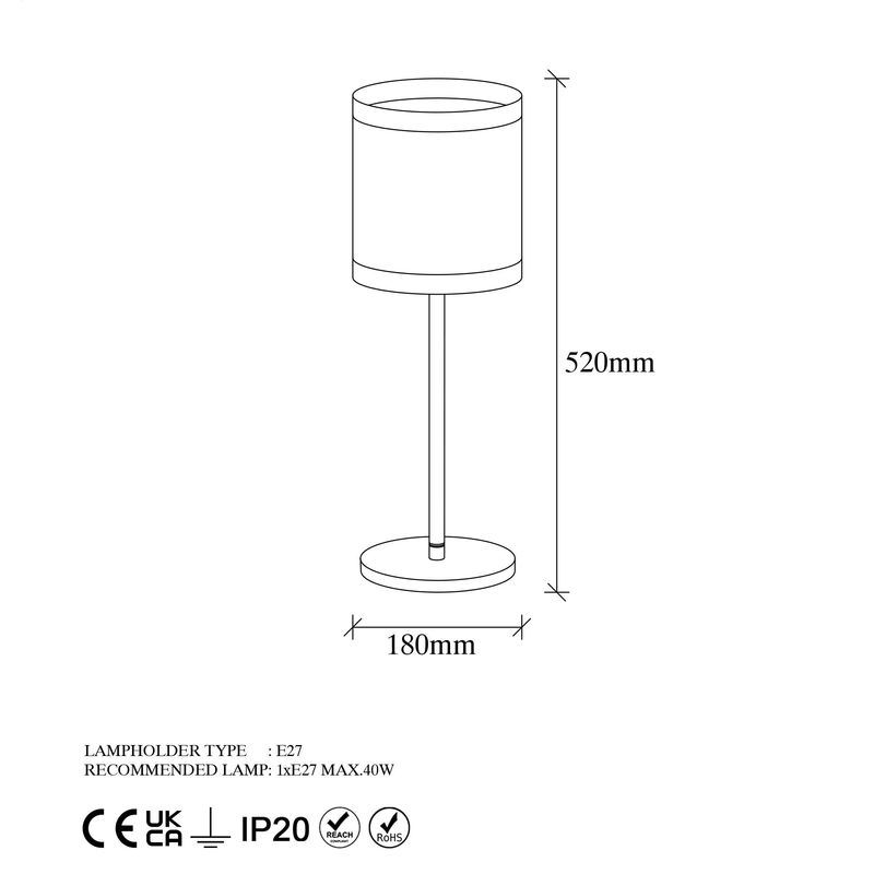 Casa si Gradina - Corpuri si surse de iluminat - Veioze si lampi - Veioze - Veioza, Opviq, metal, vintage, 18x18x52 cm, 942FLG1362 - Infinity.ro