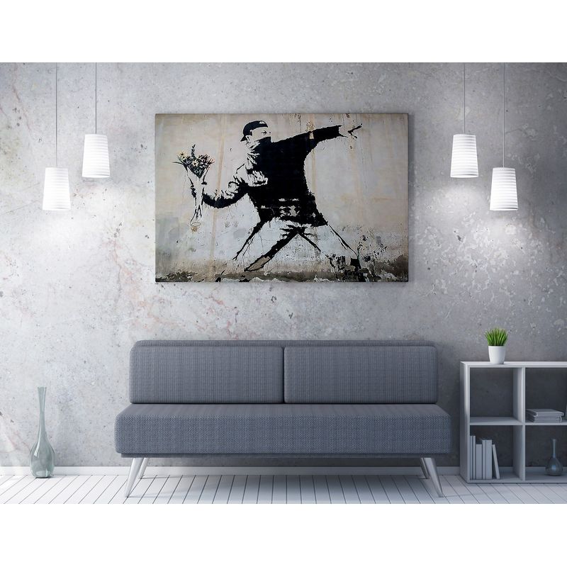 Casa si Gradina - Decoratiuni - Tablouri - Tablou canvas decorativ, Wallxpert, multicolor, 70x100 cm, bumbac si poliester, rama lemn, 966BRS1136 - Infinity.ro