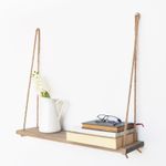 Casa si Gradina - Mobilier - Biblioteci si rafturi - Etajere - Etajera de perete, Hanah Home, lemn de molid, nuc, 60x13x1.6 cm, 792EVL1750 - Infinity.ro