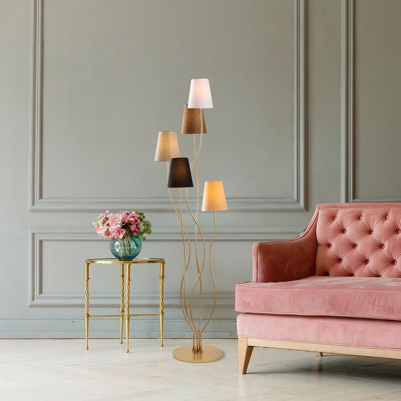 Casa si Gradina - Corpuri si surse de iluminat - Veioze si lampi - Lampadare - Lampadar, Opviq, metal, multicolor, 44x44x160 cm, 942FLG1542 - Infinity.ro