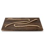 Casa si Gradina - Mobilier - Biblioteci si rafturi - Etajere - Etajera de perete, Hanah Home, lemn de molid, nuc, 60x13x1.6 cm, 792EVL1750 - Infinity.ro