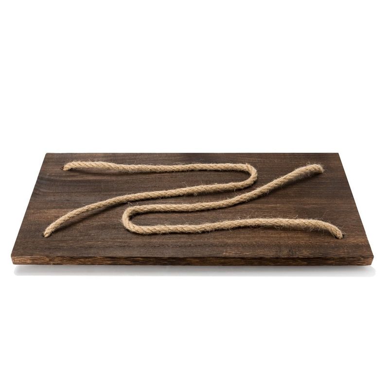 Casa si Gradina - Mobilier - Biblioteci si rafturi - Etajere - Etajera de perete, Hanah Home, lemn de molid, nuc, 60x13x1.6 cm, 792EVL1750 - Infinity.ro