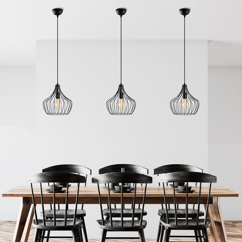Casa si Gradina - Corpuri si surse de iluminat - Lustre si pendule - Candelabru, Opviq, metal, negru, 27x126 cm - Infinity.ro