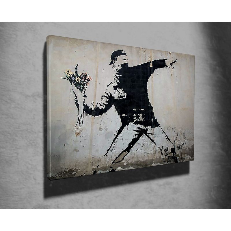 Casa si Gradina - Decoratiuni - Tablouri - Tablou canvas decorativ, Wallxpert, multicolor, 70x100 cm, bumbac si poliester, rama lemn, 966BRS1136 - Infinity.ro