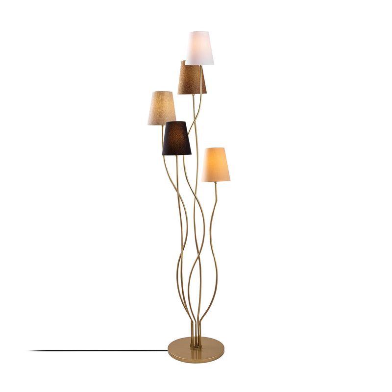 Casa si Gradina - Corpuri si surse de iluminat - Veioze si lampi - Lampadare - Lampadar, Opviq, metal, multicolor, 44x44x160 cm, 942FLG1542 - Infinity.ro
