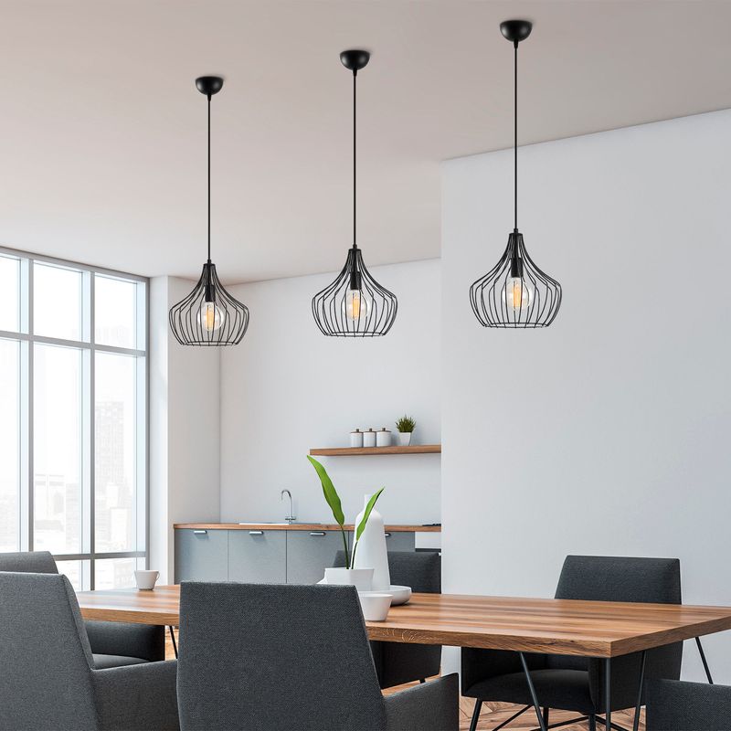 Casa si Gradina - Corpuri si surse de iluminat - Lustre si pendule - Candelabru, Opviq, metal, negru, 27x126 cm - Infinity.ro