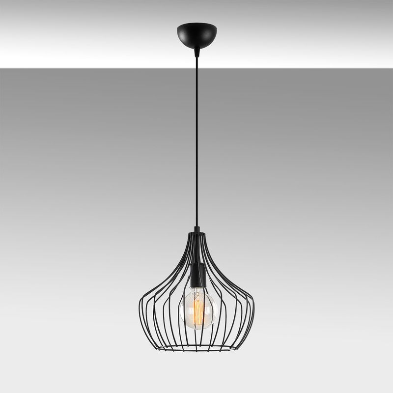 Casa si Gradina - Corpuri si surse de iluminat - Lustre si pendule - Candelabru, Opviq, metal, negru, 27x126 cm - Infinity.ro