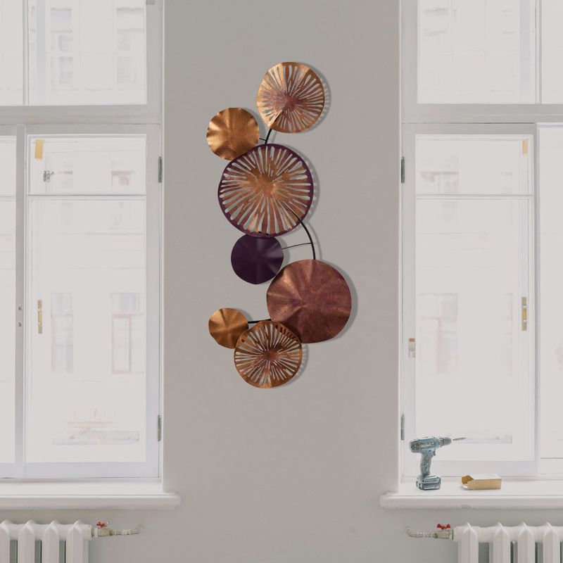 Casa si Gradina - Decoratiuni - Decoratiuni perete - Accesoriu decorativ de perete, Wallxpert, metal, multicolor, 79x35 cm, 279ENZ1197 - Infinity.ro