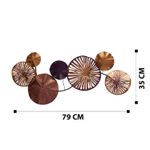 Casa si Gradina - Decoratiuni - Decoratiuni perete - Accesoriu decorativ de perete, Wallxpert, metal, multicolor, 79x35 cm, 279ENZ1197 - Infinity.ro