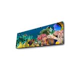 Casa si Gradina - Decoratiuni - Tablouri - Tablou canvas cu led, Wallxpert, panza piele de caprioara, multicolor, 30x90 cm, 239SHN1263 - Infinity.ro