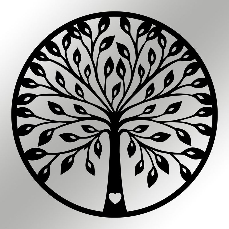 Casa si Gradina - Decoratiuni - Decoratiuni perete - Accesoriu decorativ de perete, Wallxpert, metal, negru, 58x58 cm - Infinity.ro