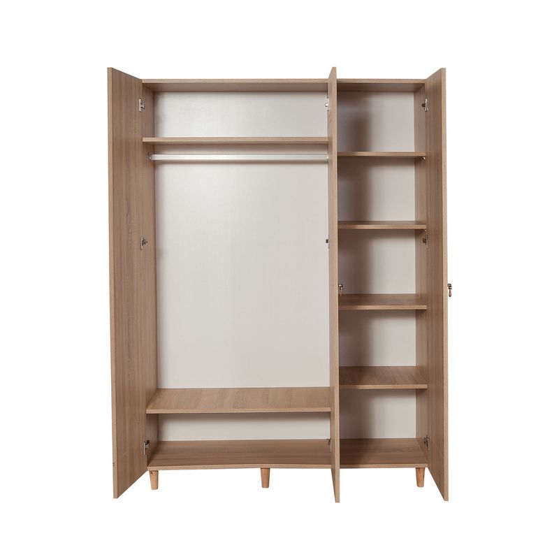 Casa si Gradina - Mobilier - Dulapuri si sifoniere - Sifoniere - Sifonier, Hanah Home, pal melaminat, stejar sonoma, 135x52x192 cm, 863SPH4210 - Infinity.ro