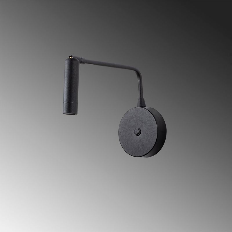 Casa si Gradina - Corpuri si surse de iluminat - Plafoniere, aplice si spoturi - Aplica, Opviq, metal, negru, 10x27 cm - Infinity.ro