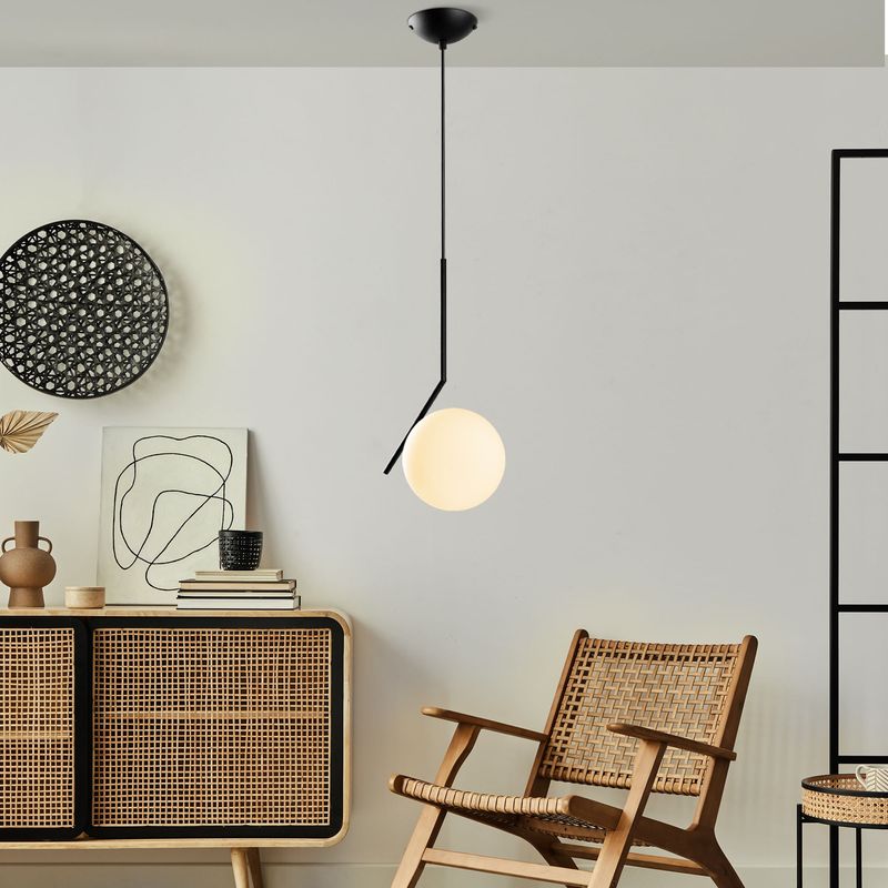 Casa si Gradina - Corpuri si surse de iluminat - Lustre si pendule - Candelabru, Opviq, metal, negru, 35x25x115 cm, inaltime reglabila - Infinity.ro