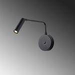 Casa si Gradina - Corpuri si surse de iluminat - Plafoniere, aplice si spoturi - Aplica, Opviq, metal, negru, 10x27 cm - Infinity.ro