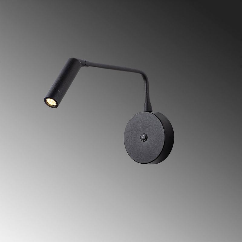 Casa si Gradina - Corpuri si surse de iluminat - Plafoniere, aplice si spoturi - Aplica, Opviq, metal, negru, 10x27 cm - Infinity.ro