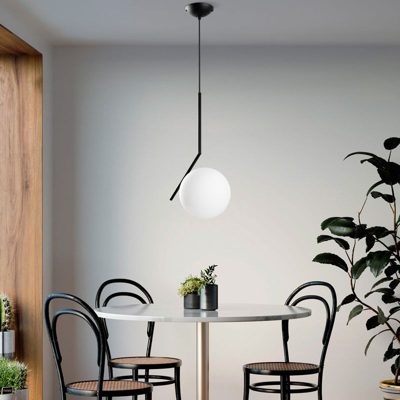 Casa si Gradina - Corpuri si surse de iluminat - Lustre si pendule - Candelabru, Opviq, metal, negru, 35x25x115 cm, inaltime reglabila - Infinity.ro