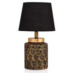 Casa si Gradina - Corpuri si surse de iluminat - Veioze si lampi - Veioze - Veioza, Opviq, metal, negru auriu, 13x36 cm - Infinity.ro