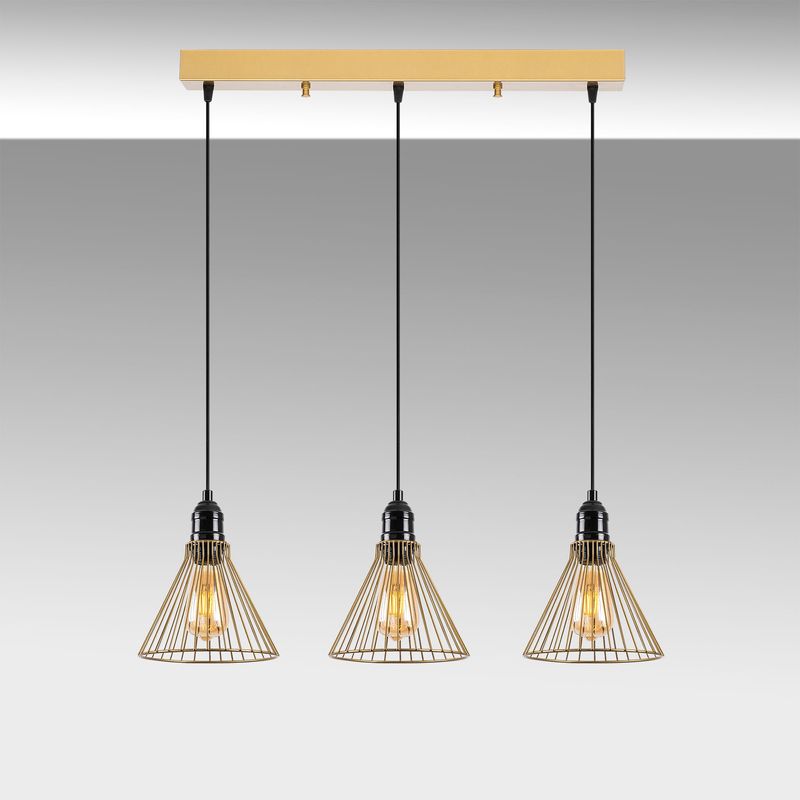 Casa si Gradina - Corpuri si surse de iluminat - Lustre si pendule - Candelabru, Opviq, metal, auriu lucios, 72x20x124 cm - Infinity.ro