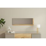 Casa si Gradina - Decoratiuni - Oglinzi - Oglinda de perete, Hanah Home, mdf, alb natural, 40x120x2.2 cm - Infinity.ro