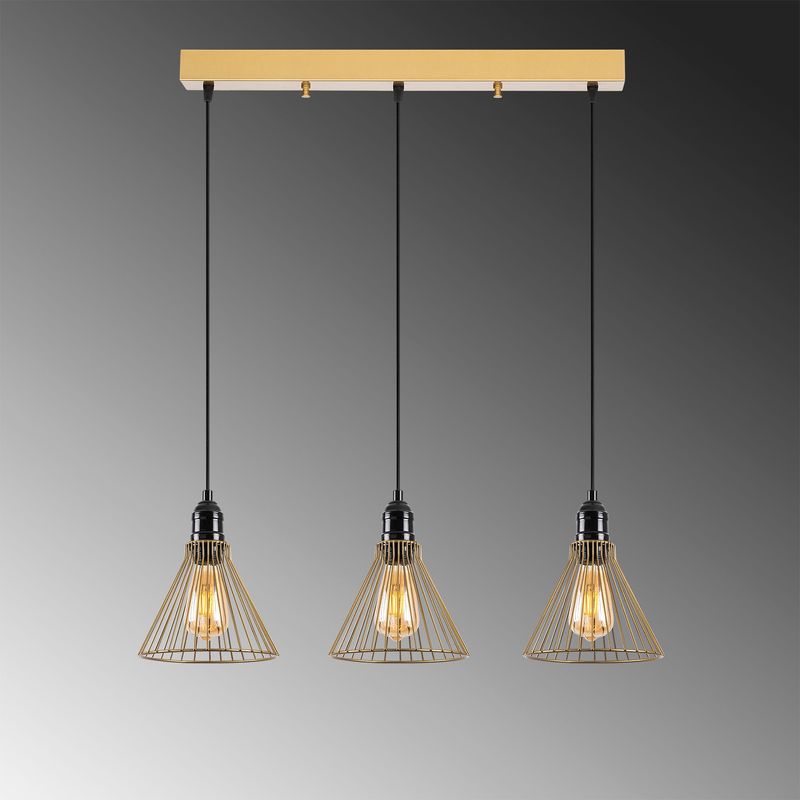 Casa si Gradina - Corpuri si surse de iluminat - Lustre si pendule - Candelabru, Opviq, metal, auriu lucios, 72x20x124 cm - Infinity.ro