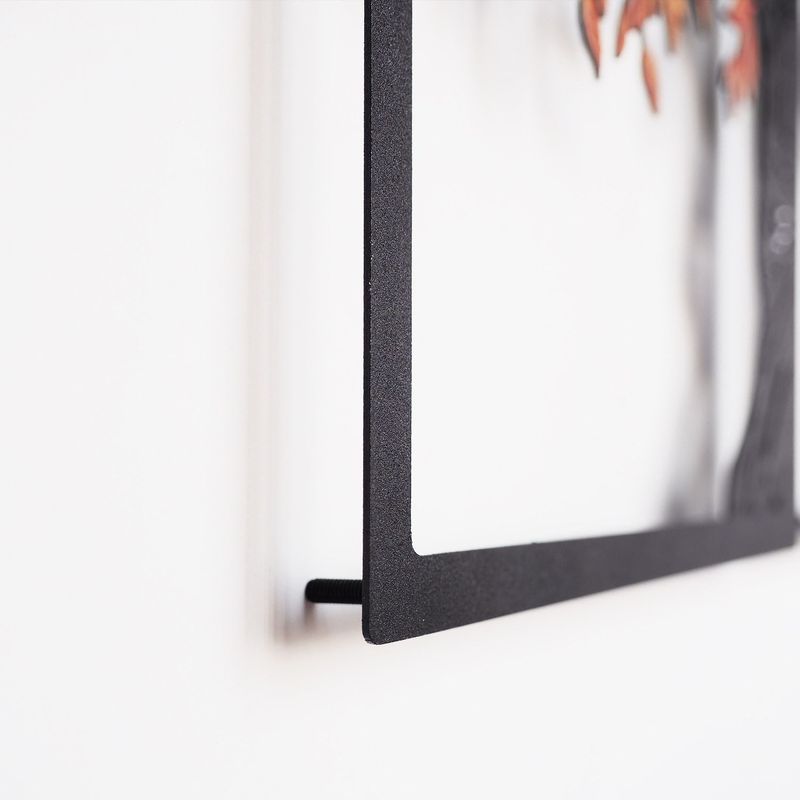 Casa si Gradina - Decoratiuni - Decoratiuni perete - Accesoriu decorativ de perete, Wallxpert, otel, negru, 98x48 cm - Infinity.ro