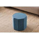 Casa si Gradina - Mobilier - Scaune si fotolii - Tabureti - Taburet, Atelier Del Sofa, bumbac si poliester, albastru, 40x40 cm, 825BLC5162 - Infinity.ro