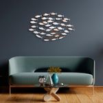 Casa si Gradina - Decoratiuni - Decoratiuni perete - Accesoriu decorativ de perete, Wallxpert, metal, multicolor, 94x58x5 cm - Infinity.ro