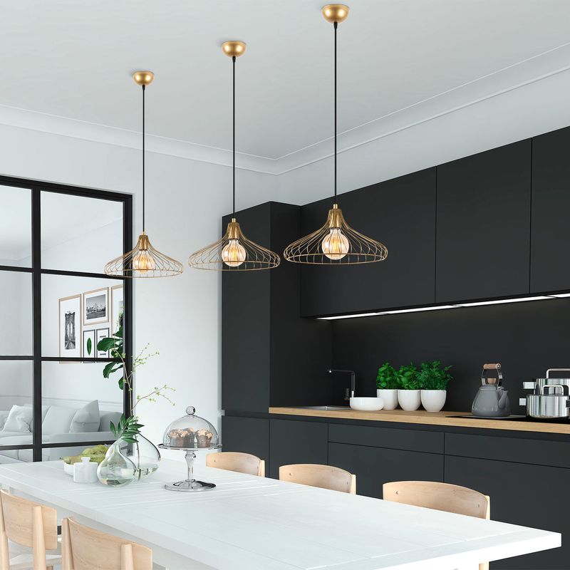 Casa si Gradina - Corpuri si surse de iluminat - Lustre si pendule - Candelabru, Opviq, metal, auriu lucios, 36x36x120 cm - Infinity.ro