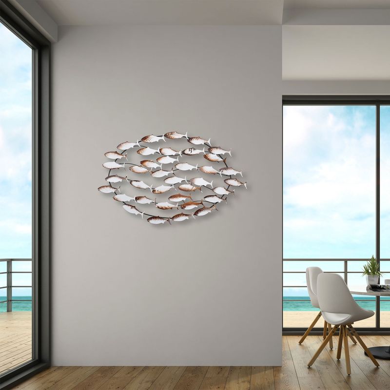 Casa si Gradina - Decoratiuni - Decoratiuni perete - Accesoriu decorativ de perete, Wallxpert, metal, multicolor, 94x58x5 cm - Infinity.ro