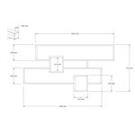 Casa si Gradina - Mobilier - Biblioteci si rafturi - Etajere - Etajera, Hanah Home, pal melaminat, nuc si antracit, 120x75x22 cm - Infinity.ro