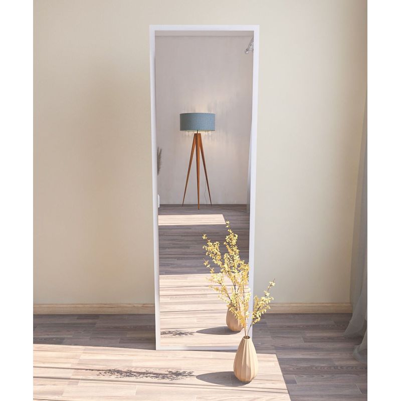 Casa si Gradina - Decoratiuni - Oglinzi - Oglinda de podea, Hanah Home, mdf, alb, 50x160x2.2 cm - Infinity.ro