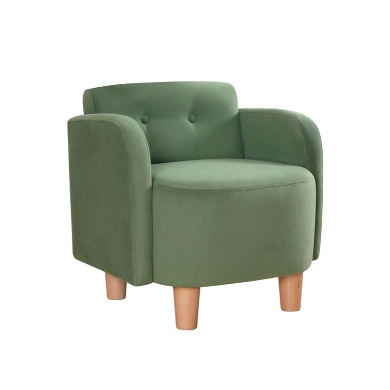 Casa si Gradina - Mobilier - Mobilier copii - Mobilier camera copiilor - Fotoliu cu aripi pentru copii, Atelier Del Sofa, bumbac, verde, 51x47x35 cm - Infinity.ro