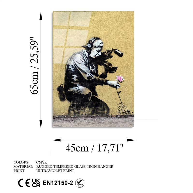 Casa si Gradina - Decoratiuni - Tablouri - Tablou decorativ, Wallxpert, sticla temperata, multicolor, 45x65 cm, 123BZM1354 - Infinity.ro