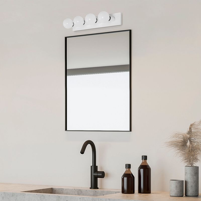 Casa si Gradina - Corpuri si surse de iluminat - Plafoniere, aplice si spoturi - Aplica de perete, Opviq, metal, alb, 10x10x60 cm - Infinity.ro