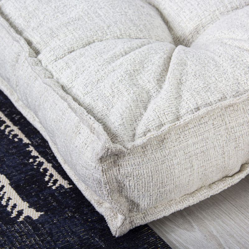 Casa si Gradina - Mobilier - Saltele si somiere - Toppere - Topper pentru canapea, Atelier Del Sofa, tesatura boucle, alb, 140x70x15 cm - Infinity.ro