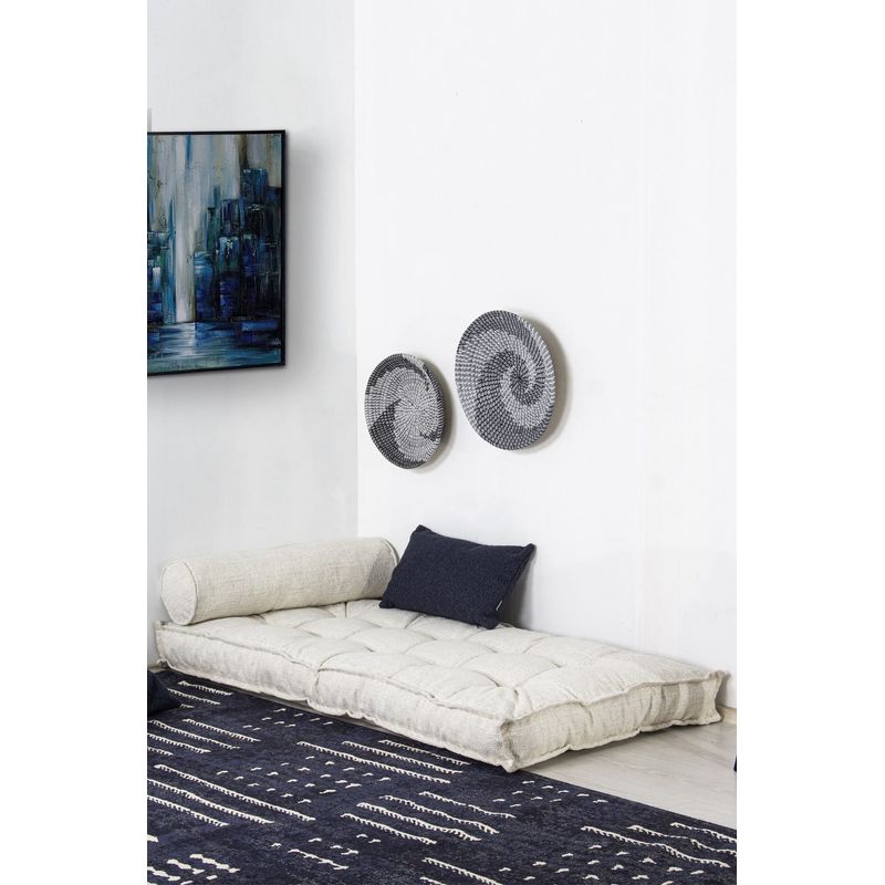 Casa si Gradina - Mobilier - Saltele si somiere - Toppere - Topper pentru canapea, Atelier Del Sofa, tesatura boucle, alb, 140x70x15 cm - Infinity.ro