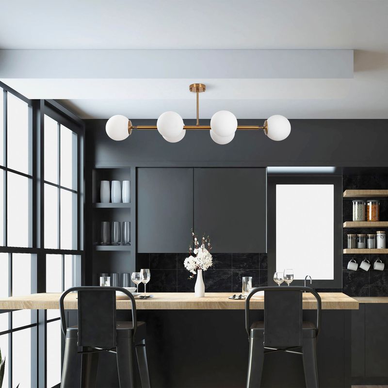 Casa si Gradina - Corpuri si surse de iluminat - Lustre si pendule - Candelabru, Opviq, metal, vintage, 110x40x35 cm, 942FLG1214 - Infinity.ro