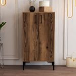 Casa si Gradina - Mobilier - Dulapuri si sifoniere - Dulapuri pantofi - Dulap pantofi, Hanah Home, pal melaminat, nuc, 60x35x111 cm - Infinity.ro