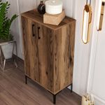 Casa si Gradina - Mobilier - Dulapuri si sifoniere - Dulapuri pantofi - Dulap pantofi, Hanah Home, pal melaminat, nuc, 60x35x111 cm - Infinity.ro