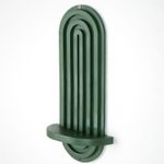 Casa si Gradina - Mobilier - Biblioteci si rafturi - Rafturi - Raft de perete, Hanah Home, placaj, verde, 40x20x9 cm - Infinity.ro
