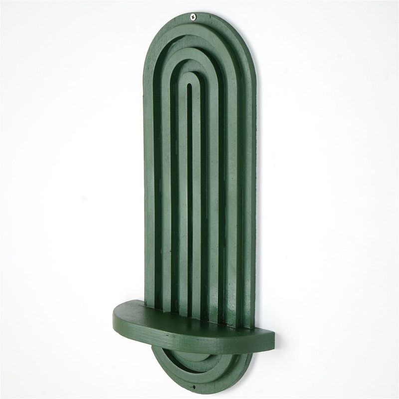 Casa si Gradina - Mobilier - Biblioteci si rafturi - Rafturi - Raft de perete, Hanah Home, placaj, verde, 40x20x9 cm - Infinity.ro