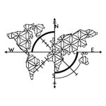 Casa si Gradina - Decoratiuni - Decoratiuni perete - Accesoriu decorativ de perete, Wallxpert, metal, negru, 97x70 cm - Infinity.ro