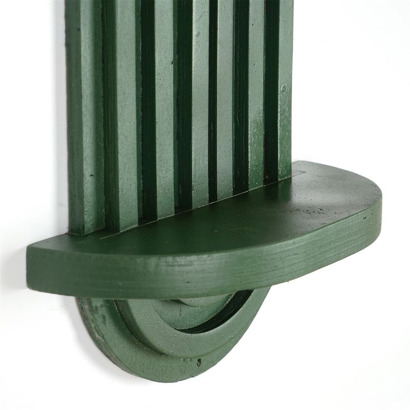 Casa si Gradina - Mobilier - Biblioteci si rafturi - Rafturi - Raft de perete, Hanah Home, placaj, verde, 40x20x9 cm - Infinity.ro