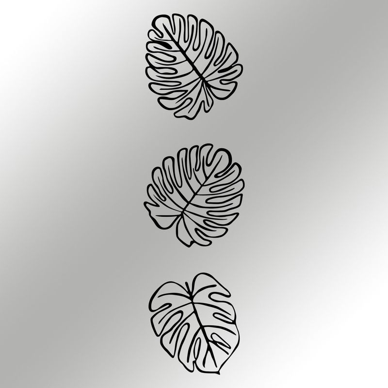 Casa si Gradina - Decoratiuni - Decoratiuni perete - Accesoriu decorativ de perete, Wallxpert, metal, negru, set 3 piese, 36.5x33.5 cm - Infinity.ro