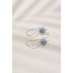 Fashion, accesorii si bijuterii - Femei - Bijuterii femei - Cercei femei - Cercei, Heliophilia, argint 925, albastru si argintiu, unica marime - Infinity.ro