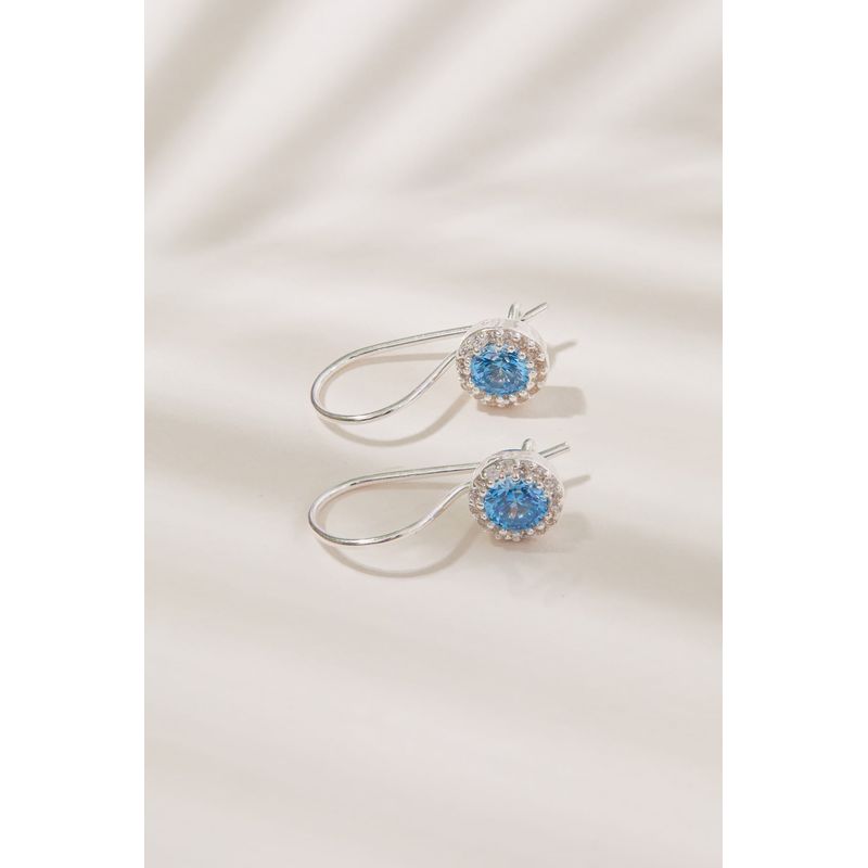 Fashion, accesorii si bijuterii - Femei - Bijuterii femei - Cercei femei - Cercei, Heliophilia, argint 925, albastru si argintiu, unica marime - Infinity.ro