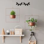 Casa si Gradina - Gradinarit si plante - Plante si ghivece - Ghivece si suporturi - Ghiveci decorativ suspendat, Aberto Design, metal, cupru, 40x40x17 cm - Infinity.ro
