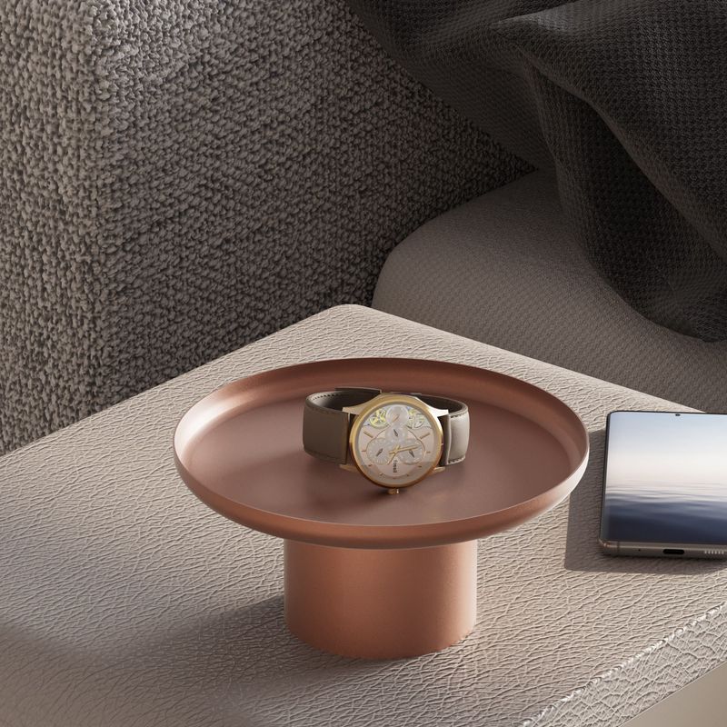 Casa si Gradina - Bucatarie si vesela - Vesela si tacamuri - Vesela pentru servire - Accesoriu decorativ, Aberto Design, metal, cupru, set 3 bucati, diametru 25.5/20.5/18.5 cm - Infinity.ro