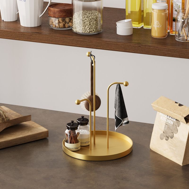 Casa si Gradina - Decoratiuni - Obiecte decorative - Accesorii decorative - Accesoriu decorativ, Aberto Design, metal, auriu, 20.5x27 cm - Infinity.ro